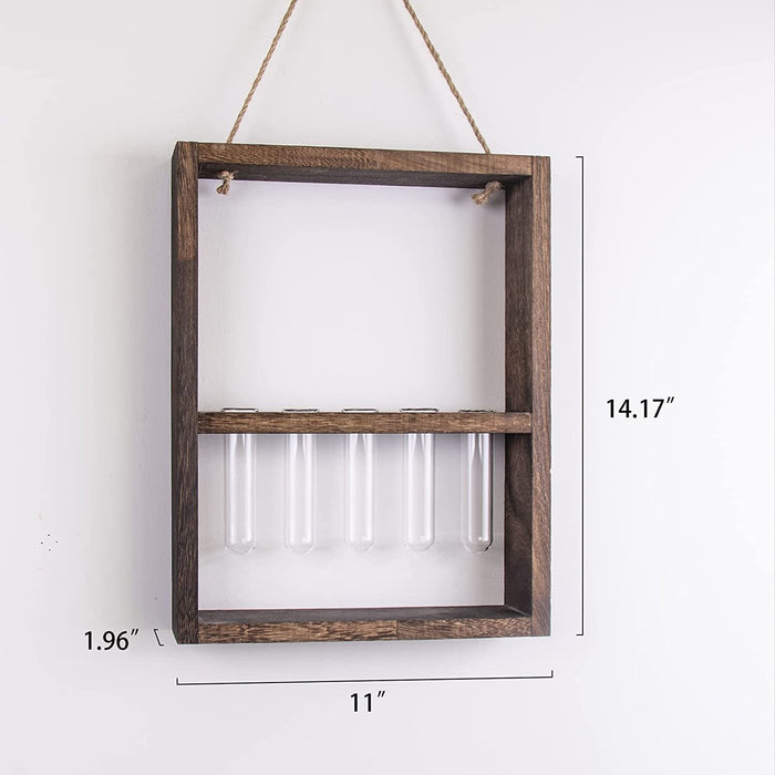 Artisan Botanics Wall-Mounted Test Tube Plant Display