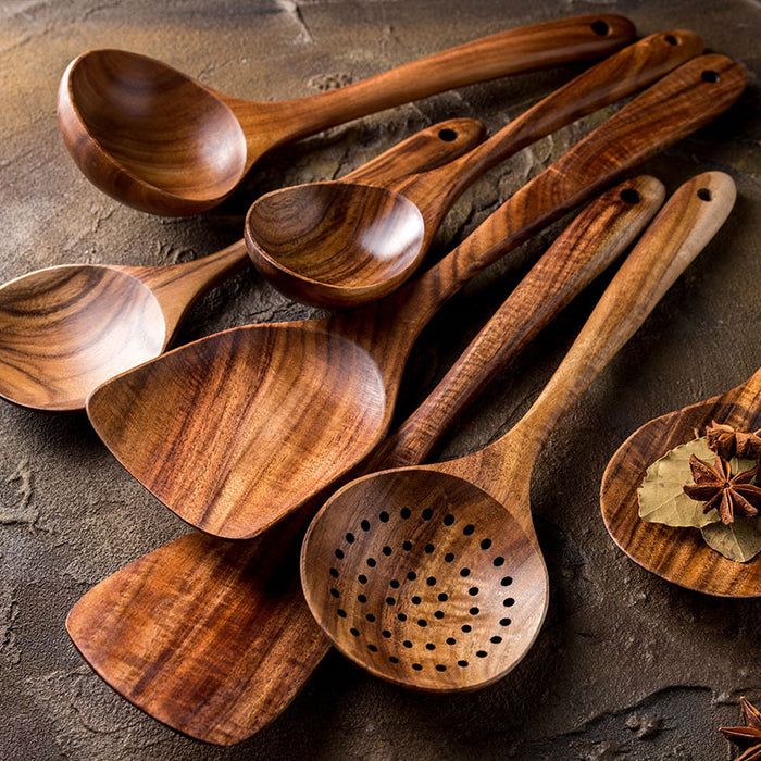 Thai Teak Kitchen Tools