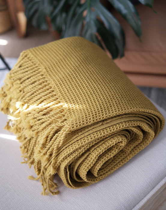 Waffle Weave Blankets