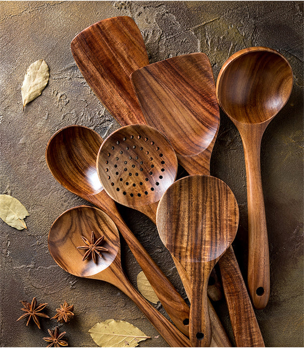 Thai Teak Kitchen Tools